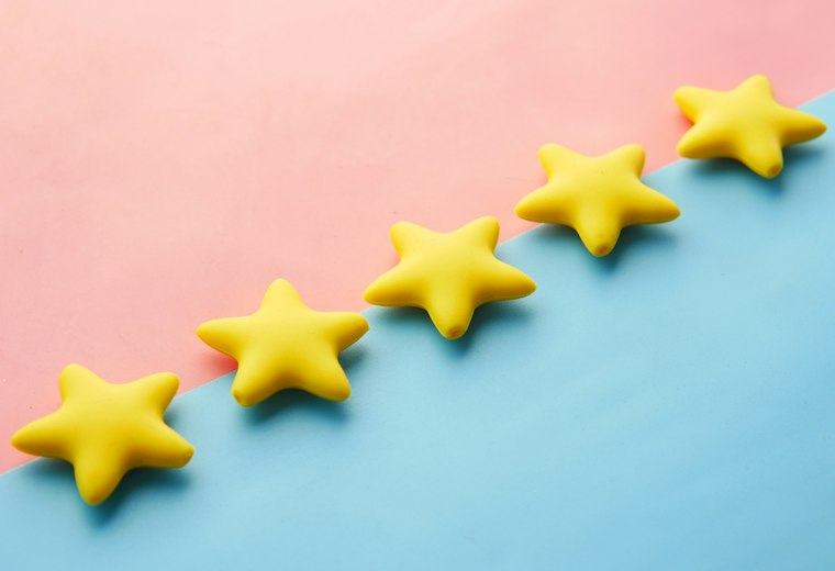 Five-star reviews
